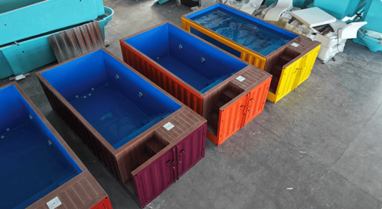 Mobile Container Swimming Pools